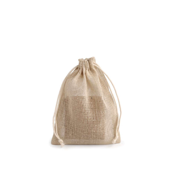 Flatbag JUTE NET 18x13cm natur