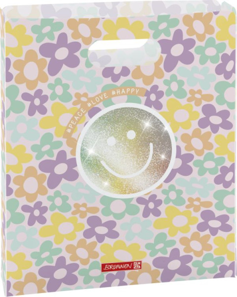 Heftbox A4 offen PP Happy Hippie