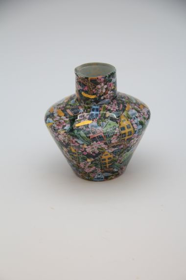 Vase Glas multi 3x10x10cm
