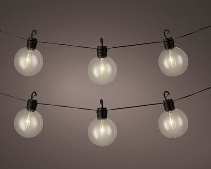 Solar Strangbeleuchtung schwarz 8x580cm 8LED
