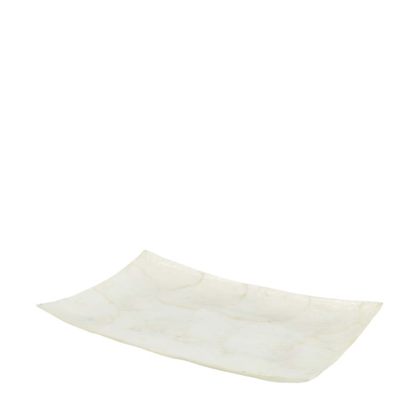 Teller Muscheln natur 18x28x2cm
