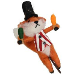 Hänger Zirkus Fuchs Filz multi 16cm