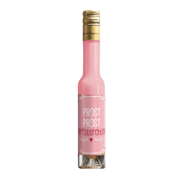 HOME Himbeer Sahne Likör "PROST PROST Prösterchen" 15%vol., 0,1l (enthält Farbstoff)