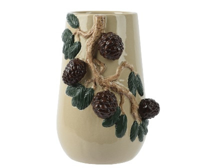 Vase Dolomite beige 15x14.7x22cm
