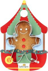 Ausstechform Gingerman 55cm auf Cardbord Edelstahl Christmas Market