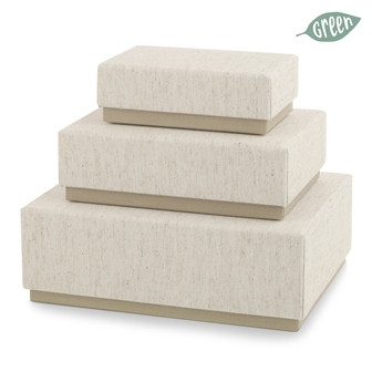 Box LINNE Fb.72 beige Gr.L 20,5x16x7cm