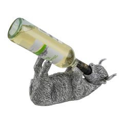 Flaschenhalter Poly silber 30x11x16cm