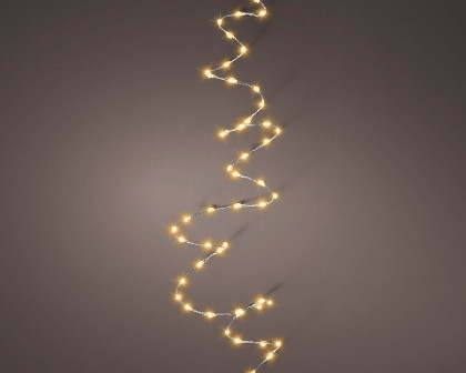 Micro LED silber/klassisch warm extra dichte Lichter Indoor 159cm 100L