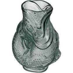 Vase Fisch Glas klar 17x10,5x24,5cm