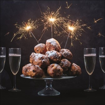 Serviette Dutch fritters 33x33cm