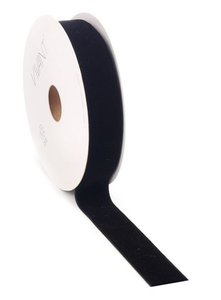 Band VELVETY 10mx25mm Fb.85 schwarz