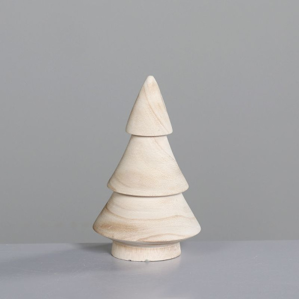 Tannenbaum Holz hellbraun 20cm