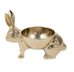Servierschüssel Kaninchen gold 20x32x20cm
