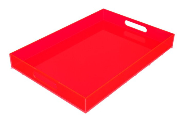 Tablett orange 36x4x25cm