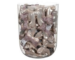 Schleife rosa Polystyren 8,70x3,40x9,8cm