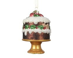 Hänger Kuchen Glas 11,5x7,3cm