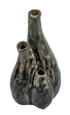 Vase Keramik grün 12x10x20,5cm