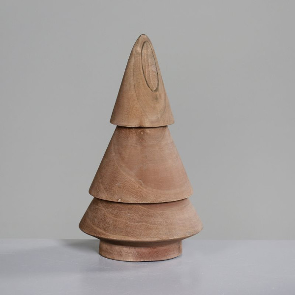 Tannenbaum Holz braun 30cm