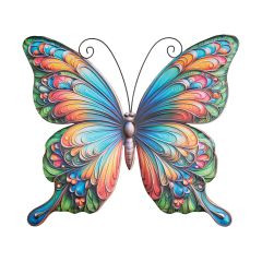 Wanddeko Schmetterling Metall 46x50cm