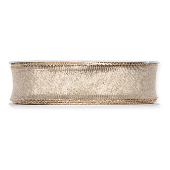 Band Lurex 25mmx20m champagne gold