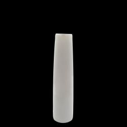 Vase ROD Glas S grau 23,5x7cm