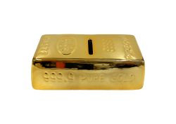 Spardose Barren 16,5x8,5x5cm gold