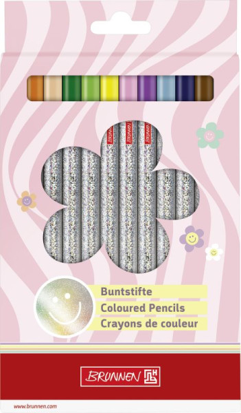 Jumbo Buntstifte 12er Pckg. Happy Hippie