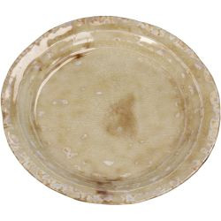 Teller Steingut beige 16,3x16,3x2cm