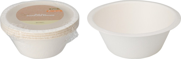 Schale Bagasse 250ml 8Stück