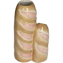 Vase Baguette Steingut multi 14,8x11x25,5cm