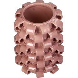 Pflanzentopf Steingut pink 15,5x15,5x21,5cm