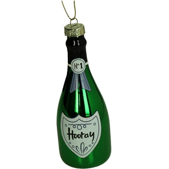 Hänger Hooray Glas grün 14cm