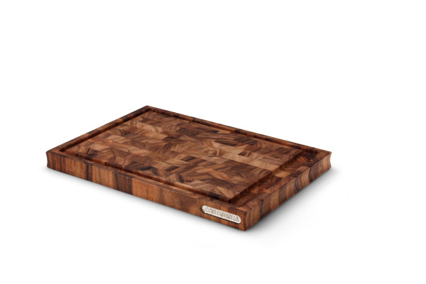 Tranchierbrett AkazieStirnholz 42.5x29x3.2cm