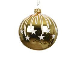 Kugel gold Glas D8cm