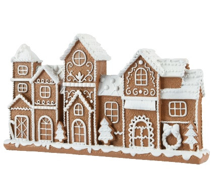 Haus braun 30.5x5x16.5cm