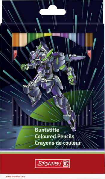 Jumbo Buntstifte 12er Pckg. Robot Hero