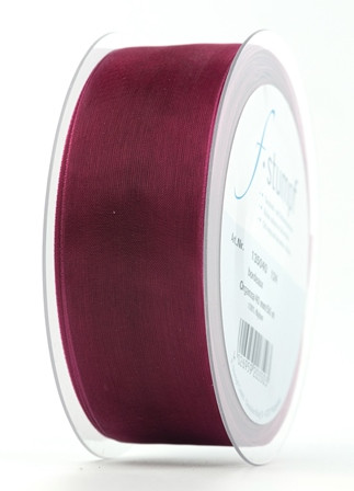 Band Organza bordeaux 40mmx50m