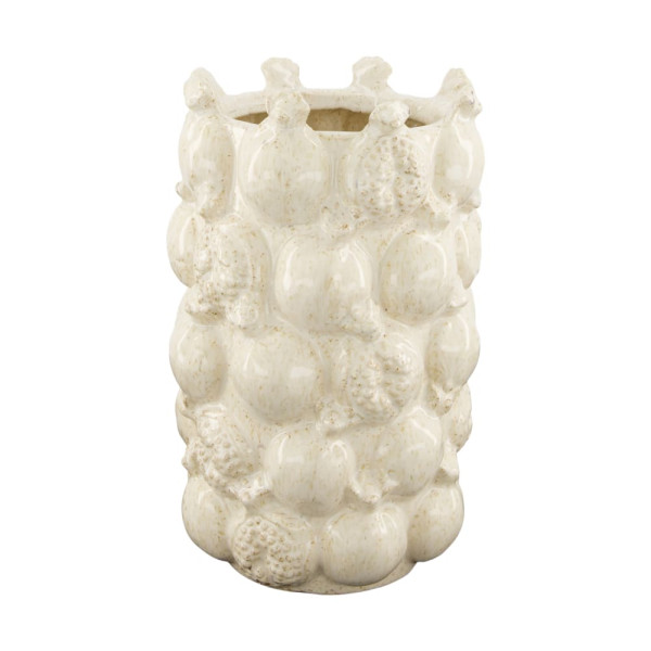 Vase Keramik off weiss 14.5x14.5x23cm