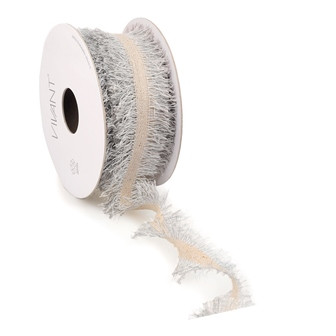 Band FRINGE 35mmx10m Fb.01 silver