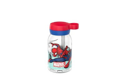 Trinkflasche mit Trinkhalm campus 450 ml spiderman