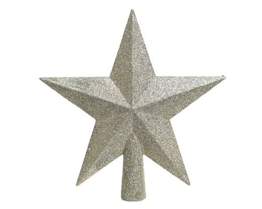 Baumspitze bruchfest perle Glitter 4.2x19x19cm