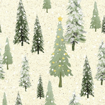 Serviette Atelier 33x33cm Atelier Natural Forest