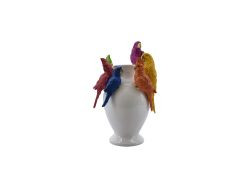 Vase Papageien 31cm