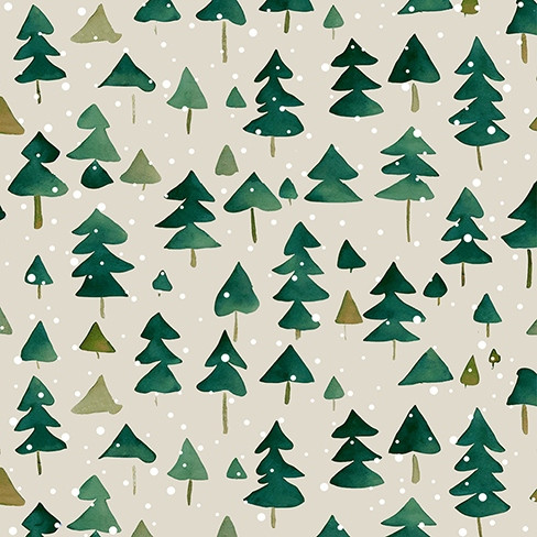 Serviette Atelier 33x33cm Atelier Winter Forest
