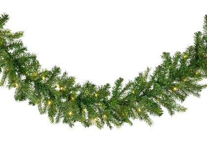 LED Girlande Micro grün/warmes weiss Indoor/Outdoor 270cm