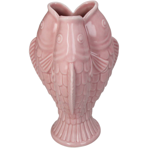 Vase Porzellan pink 13x11,8x22cm