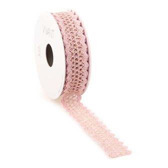 Band LACEY 25mmx10m Fb.10 rose