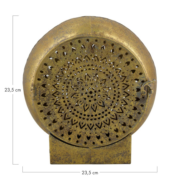 Tischlampe Metall gold 23.5x11x23.5cm