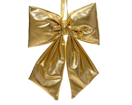 Schleife gold 5x20x31cm