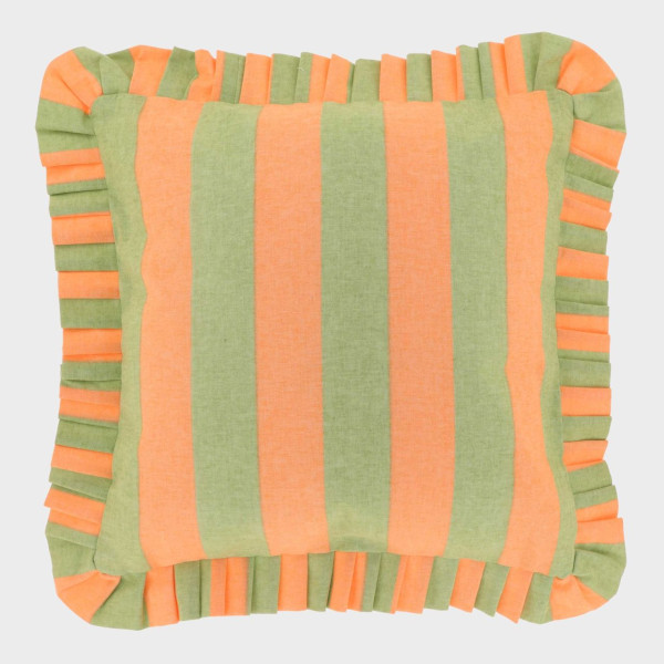 Kissen Sepp 45x45cm apricot/nile green